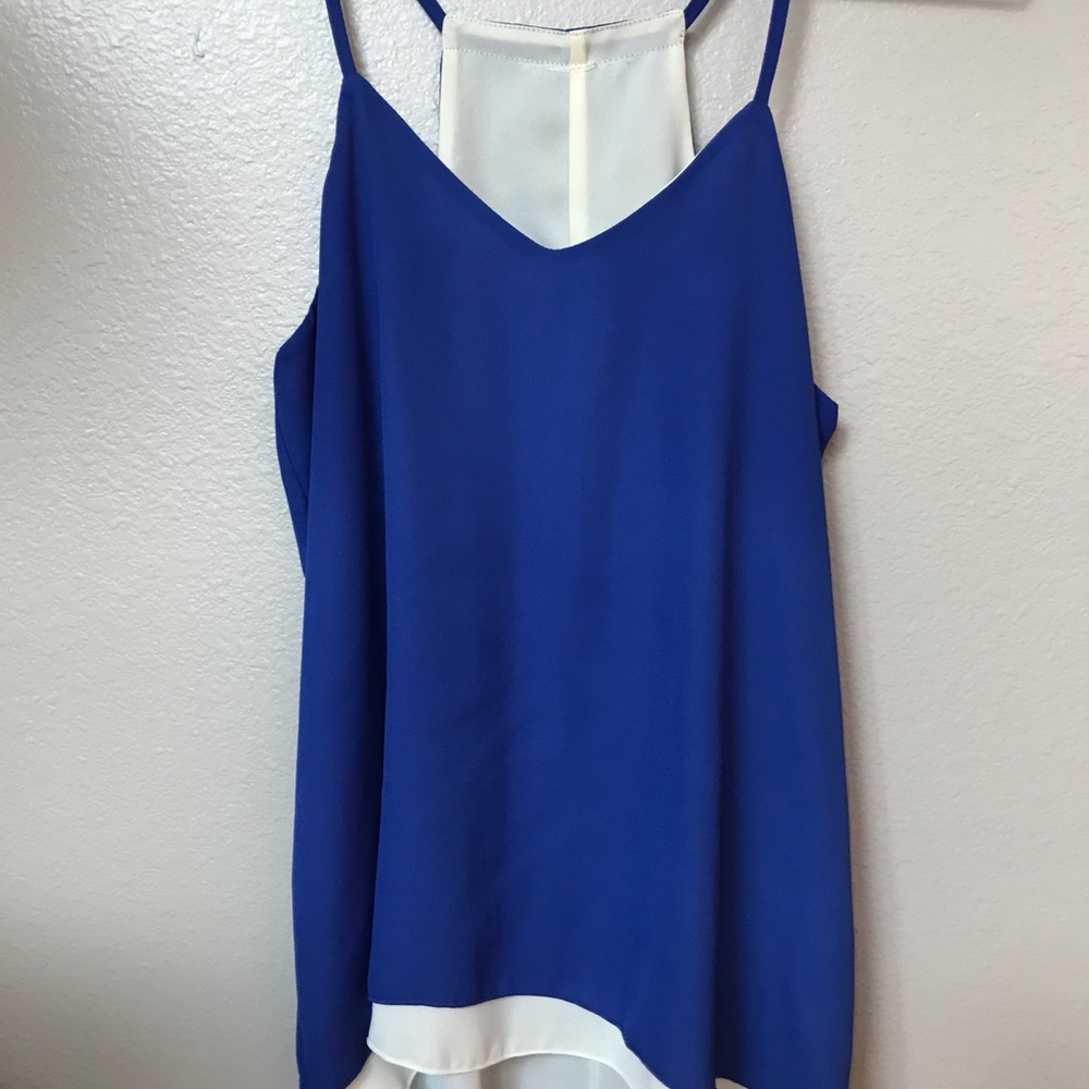 Blue tank